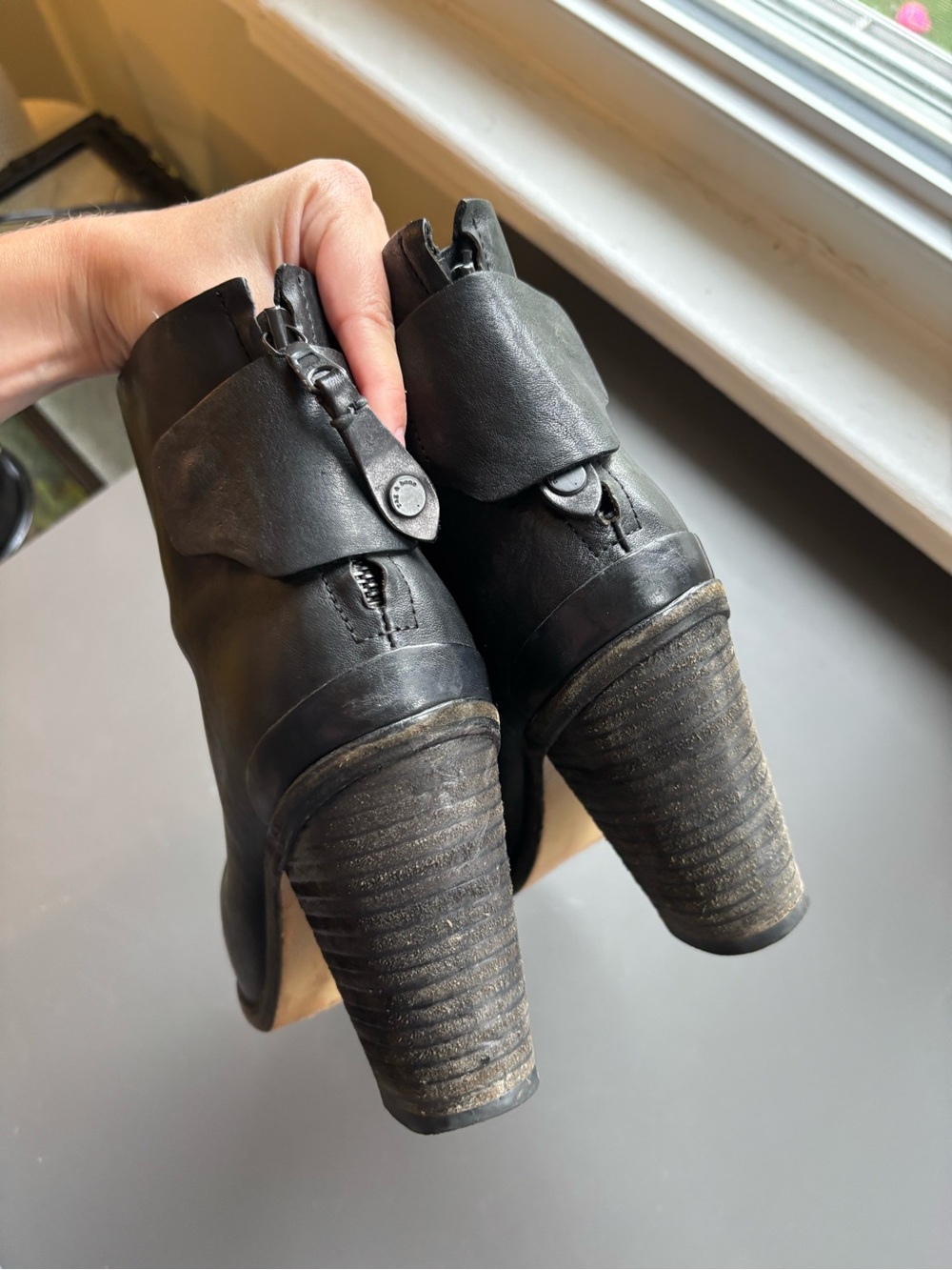 Rag and Bone Heel Ankle Boots- 38 - Picture 4 of 9